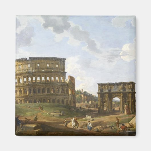 Giovanni Paolo Panini Uitzicht van het Colosseum Magneet (Voorkant)