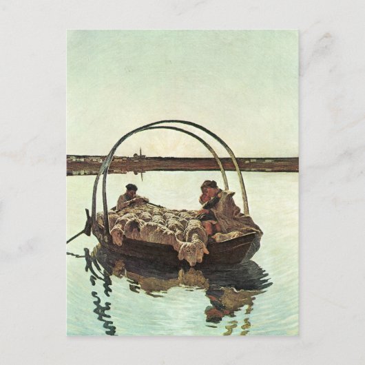 Giovanni Segantini - Ave Maria Briefkaart (Voorkant)