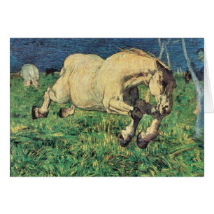 Giovanni Segantini - cheval galopant