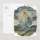 Giovanni Segantini - Life angel Briefkaart (Voorkant / Achterkant)