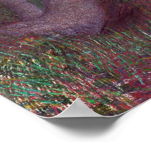 Giovanni Segantini Pine Tree Poster (Hoek)