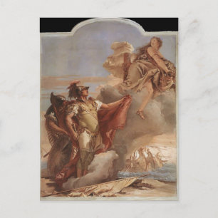 Giovanni Tiepolo: Venus's vakantie naar Aeneas Briefkaart