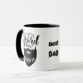 gips als de baard past bij de mok van de vaderdag (Voorkant links)