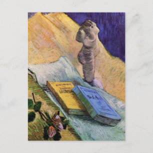 Gipsen beeldje Roos en romans Vincent van Gogh Briefkaart