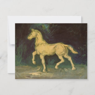 Gipsen beeldje van een paard door Vincent van Gogh