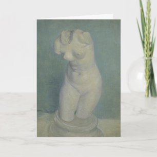 Gipsen torso van Van Gogh - Klassieke beeldje kuns Kaart