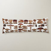 gipsplaat voor botanische druk  paddenstoelen lichaamskussen (Achterkant)