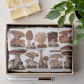 gipsplaat voor botanische druk  paddenstoelen tissuepapier (Geschenk)