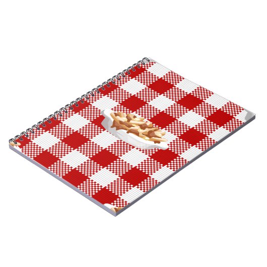 gipspoutine notitieboek (Linkerzijde)