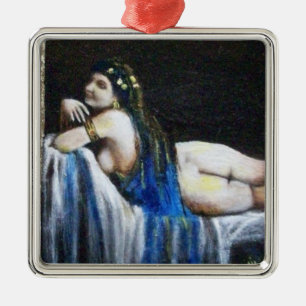 GIPSY BLUE METALEN ORNAMENT