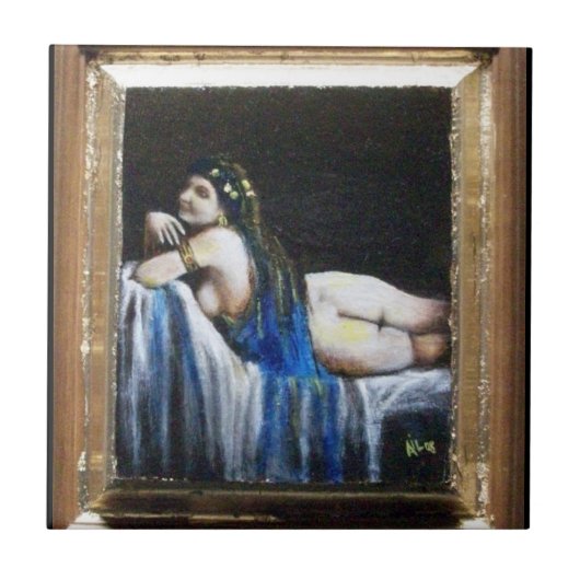 GIPSY BLUE TEGELTJE (Voorkant)