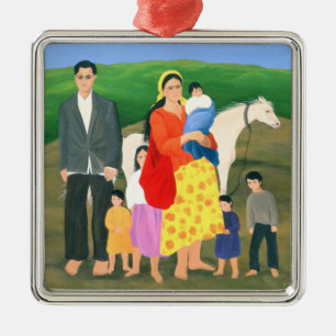Gipsy Family 1986 Metalen Ornament