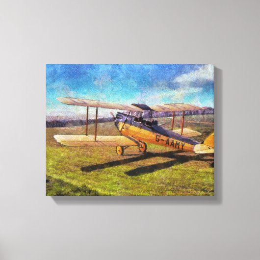 Gipsy Moth Canvas Afdruk (Voorkant)