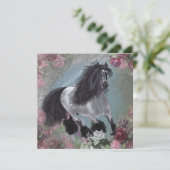 GipsyVanner1 - Carte de voeux (Debout devant)