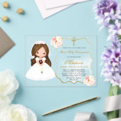Gir First Holy Communion Acrylic invitation (Insitu (Mariage))