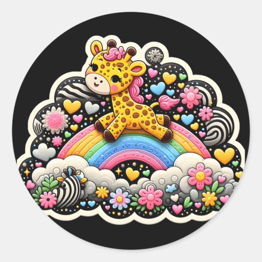 giraf Sticker (Voorkant)