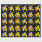 Girafa Giraffe Graffiti-pakpapier Cadeaupapier (Vlak)