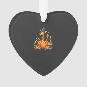 Girafe automne citrouille femme merci d'avoir femm