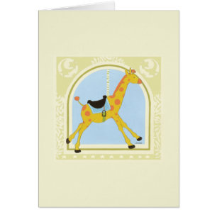 Girafe avant juin Bruyère Vess de carrousel