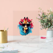 Girafe Avec Lunettes De Soleil Couleurs Lumineuses (Mariage)