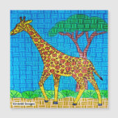 Girafe - Card Magnets (Devant)