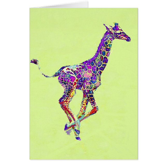 girafe colorée de bébé (Devant)