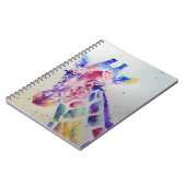 Girafe colorée livre d'art à l'aquarelle animal (Côté gauche)