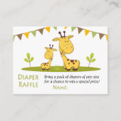 Girafe Cute Raffle Tickets (Devant)
