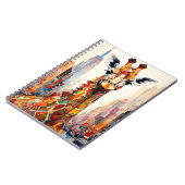 Girafe dans un cahier journal de New York (Côté gauche)