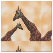 Girafe Double Ennui, Tissu en Coton (Fermer)