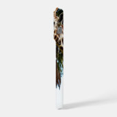 Girafe drôle donnant une framboise, (Côté gauche)