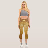 girafe Gold Capri Leggings (Recto)