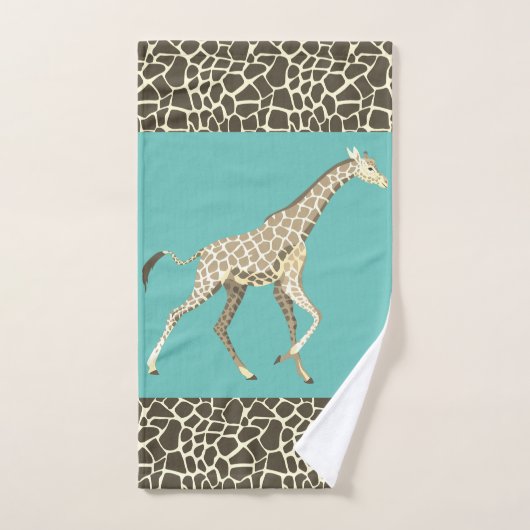 Girafe gracieuse (Serviette à main)