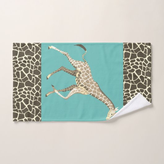 Girafe gracieuse (Serviette à main)