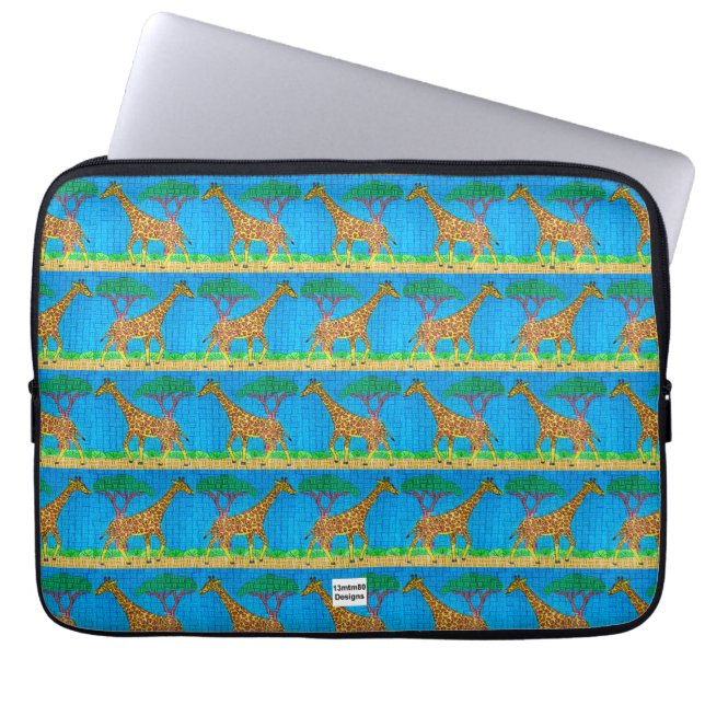 Girafe - Housse pour ordinateur portable (Devant)