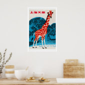 Girafe - Impression Matchbox - Art mural esthétiqu (Cuisine)