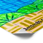 Girafe - Impression Poster (Coin)