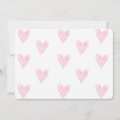 Girafe Invitations pour une fille (Dos)