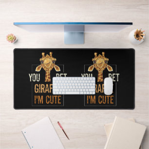 Girafe Mignonne Sarcastique Amoureuse des Animaux