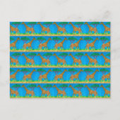 Girafe (motif) - Carte postale (Devant)