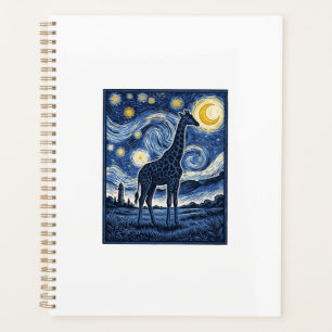 Girafe Nuit Étoilée Vintage