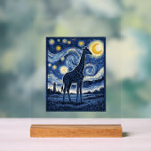 Girafe Nuit Étoilée Vintage (Neutre)