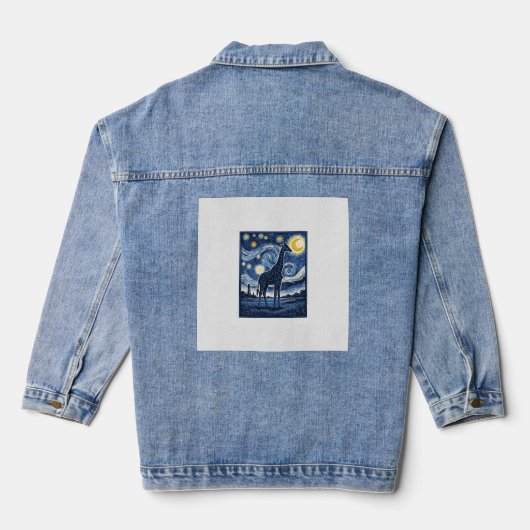 Girafe Nuit Étoilée Vintage (Verso)