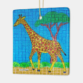 Girafe - Ornement en céramique (Gauche)