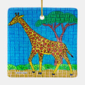 Girafe - Ornement en céramique (Dos)