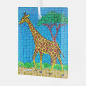 Girafe - Ornement en Verre (Avant gauche)