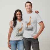 Girafe sauvage d'Afrique hommes T-shirt (Unisexe)