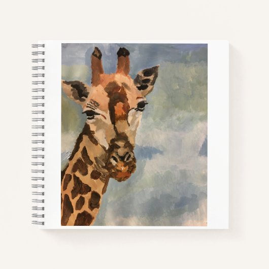 Girafe sucrée sur le journal (Devant)