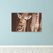 Girafe sur toile (Insitu (Plancher de Bois))