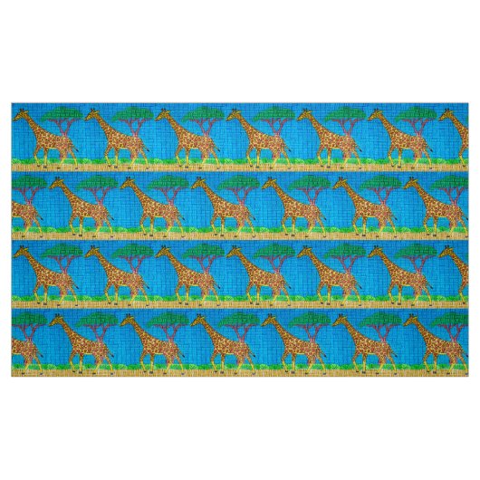Girafe - Tissu Tissé Polyester (Fat Quarter)